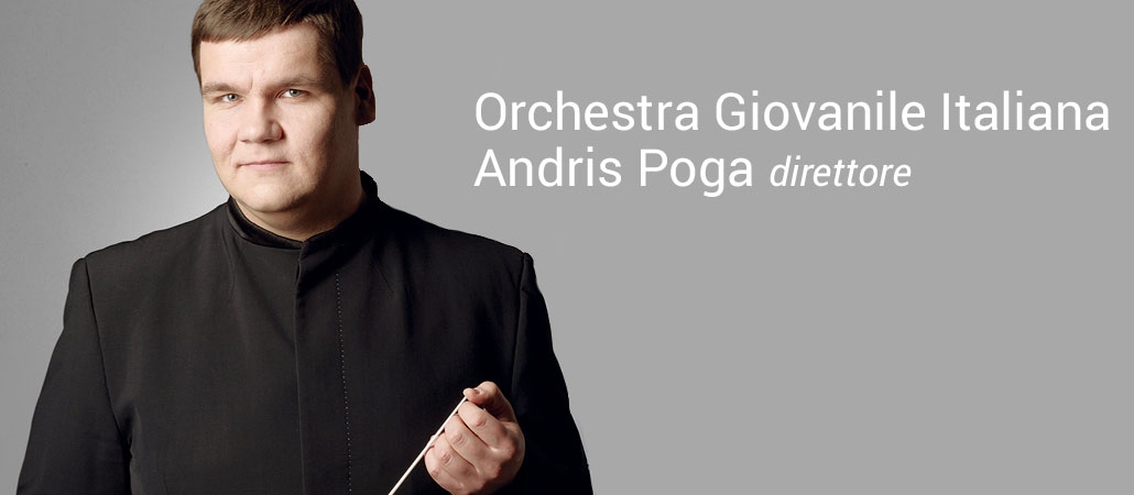 Andris Poga e l'Orchestra Giovanile Italiana a Torino