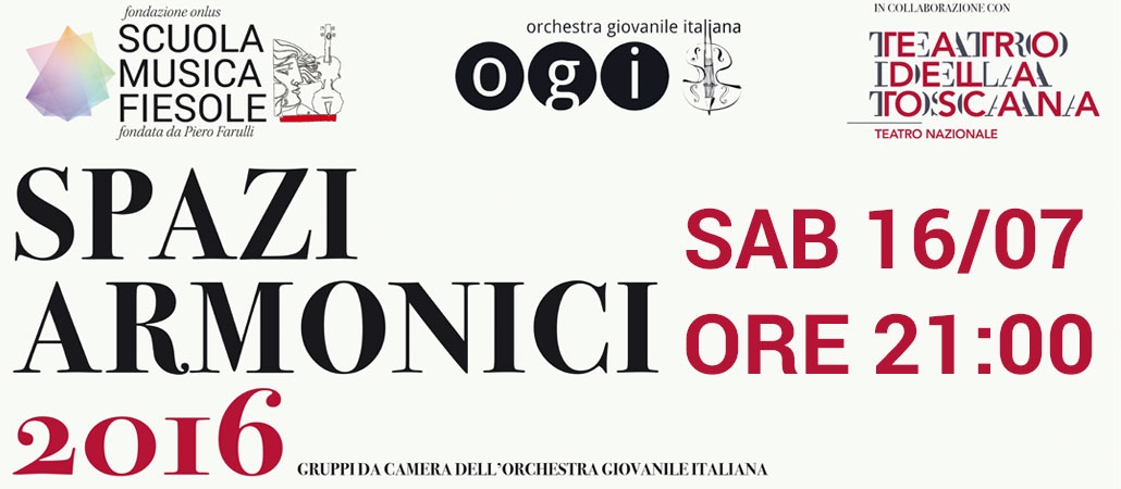 16 luglio OGI - Spazi Armonici