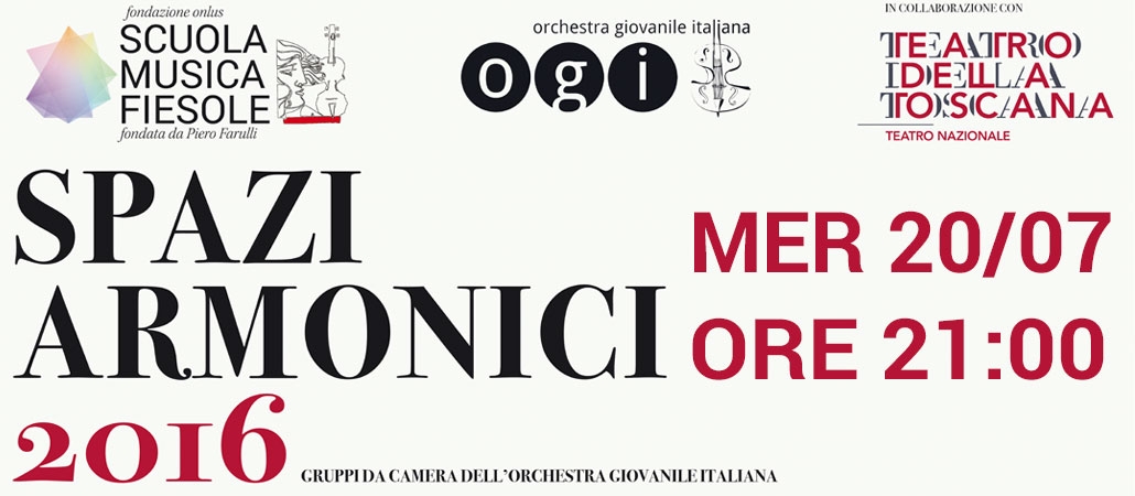 20 luglio OGI - Spazi Armonici