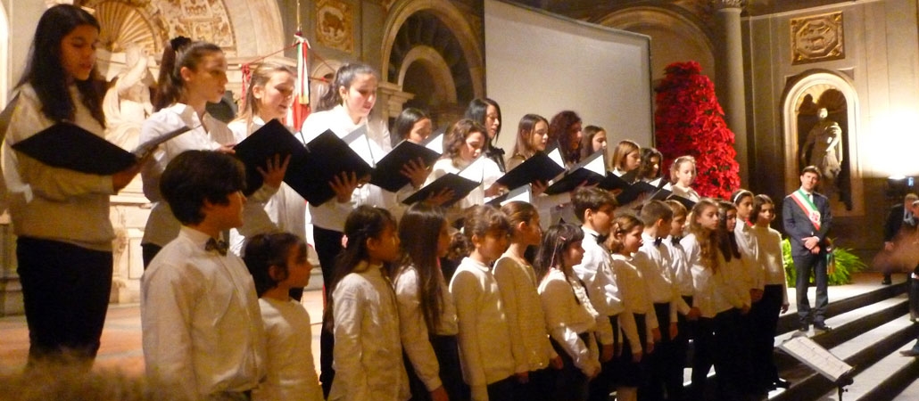 Il coro di voci bianche per i Colori della Pace
