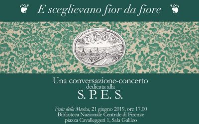 Una conversazione-concerto dedicata alla S.P.E.S.