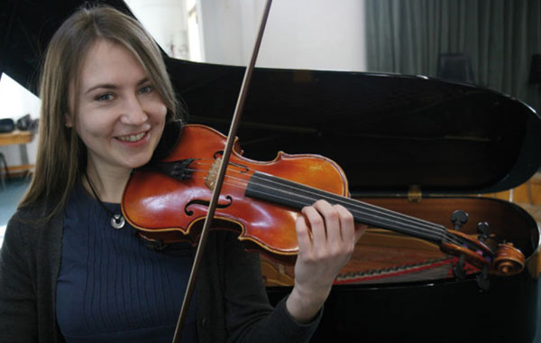 Ingrida Žibaitė a Fiesole con Erasmus+